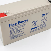 Batería Recargable de Plomo-Ácido sin Mantenimiento FirstPower FP6120 6V12Ah para Sistemas de UPS, Instrumentos y Control de Acceso
