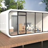 Maison mobile préfabriquée d'usine, Cabine moderne de type Apple, Bureau modulaire en conteneur, Maison portable de type Apple, Mini-cabine