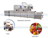 Déshydrateur à micro-ondes de chanvre commercial Machine de stérilisation de déshydrateur alimentaire de dessiccateur continu industriel de ceinture