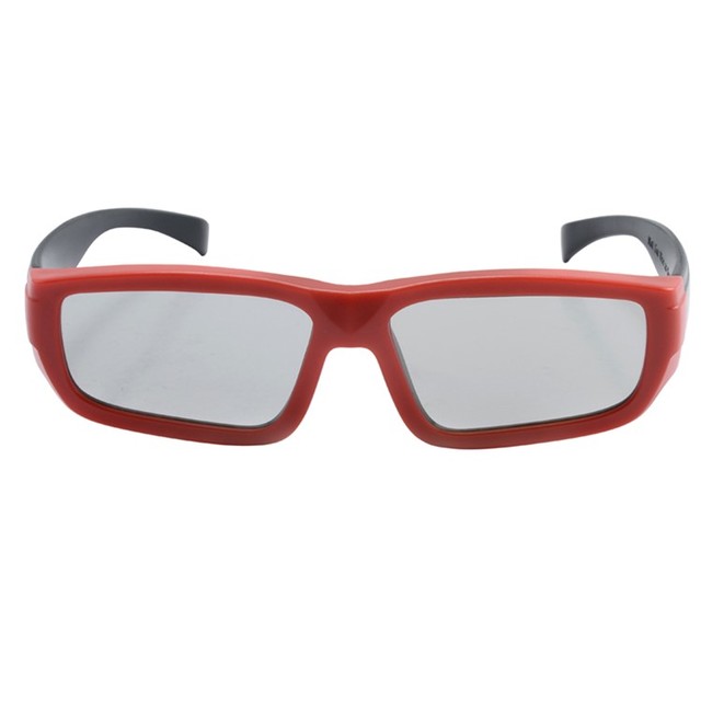 Kids Children Black and Red 3D Glasses Passive Glasses Circular Polarized RealD Degree Also Suitable for Near-Sighted Person