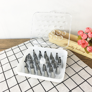 29 PCS Cake <strong>Decorating</strong> <strong>Kit</strong> with Piping Nozzles Baking Accessories Tool Set for Cake Cookies <strong>Biscuit</strong> Mousse in Storage Box - Product Image 1