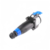 ATEX 2P+E 25V 130V 250V IP66 IK10 WF2 防爆移动墙壁扩展插座和插头耦合器电缆连接器