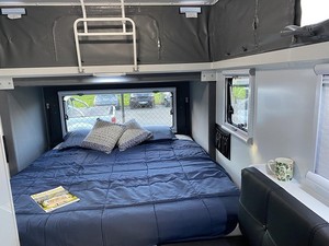 MJC Fabricant Direct 4x4 <span class=keywords><strong>13</strong></span> pieds aux normes australiennes camping-car Rv caravane avec cuisine extérieure en acier teinté - Product Image 2