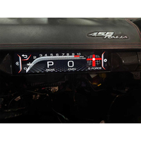 Tableau de bord Ferrari 458, écran tactile OLED GPS, écran passager, affichage numérique, éclairage d'ambiance, affichage copilote, multimédia, kilométrage