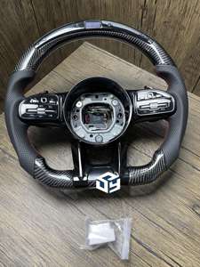 <span class=keywords><strong>Volante</strong></span> de fibra de carbono LED para Mercedes Benz <span class=keywords><strong>AMG</strong></span> C CLASS W204 C63 W212 W218 W207 W172 W117 SLK <span class=keywords><strong>CLK</strong></span> A35 A45 S63 C43 E53 E63 - Product Image 3