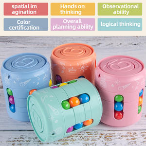 Cubo giratorio Magic Bean Intelligence Fingertip, rompecabezas para niños y juguete de desarrollo de inteligencia para aliviar el estrés - Product Image 5