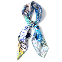 Écharpes en soie 100% de haute qualité, design élégant, vente en gros, logo personnalisé accepté, écharpe pour femme pour mariage