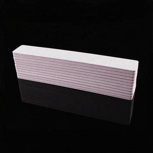 High Quality Professional 100/180 and 80/80 Grit Double Side Rectangle Gray <strong>Nail</strong> <strong>File</strong> - Product Image 2