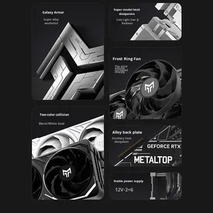 Tarjeta Gráfica para Juegos de Escritorio Galax GeForce RTX 5080 Metal New Platinum 16G Fan, Nueva - Product Image 2