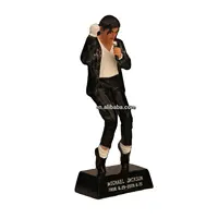 Famoso cantante Michael Jackson polyresin figurine statua