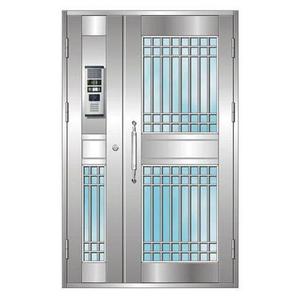 Puerta de Seguridad de Acero, Manual, Antirrobo, Residencial, Exterior, Diseño Contemporáneo - Product Image 3