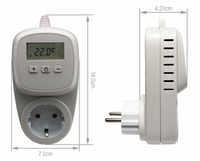 Prise de chauffage électrique Wifi EU/DE Thermostat enfichable pour film de sol/tapis de câble de sol/chauffage infrarouge
