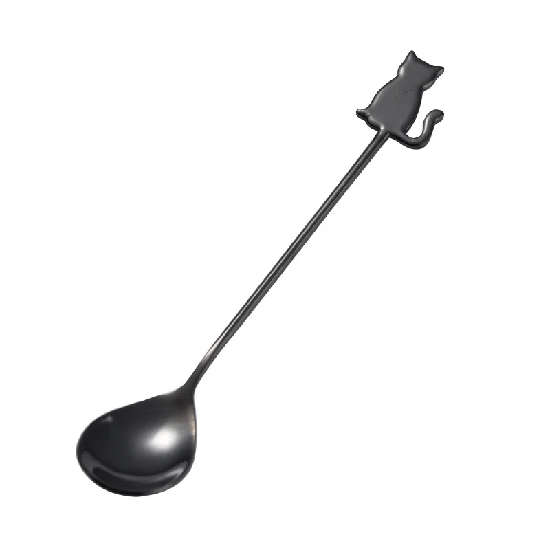 Black cat spoon A