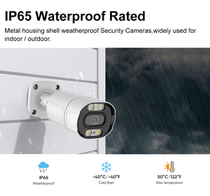 Wistino Tseye 8ch 4K Cámara Poe Visión nocturna colorida Audio unidireccional Cable <span class=keywords><strong>Lan</strong></span> impermeable Poe Nvr Kit Sistema CCTV - Product Image 2