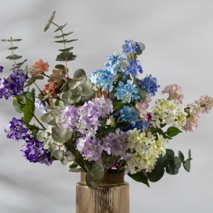 Hoa tử đinh hương nhân tạo thủ công chất lượng cao với hàng trăm nút thắt nở trong một thời gian dài mà không héo cho ngày lễ tình nhân - Product Image 5