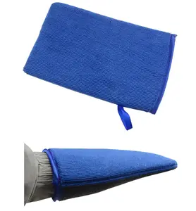 Car cleaning clay cloth mitt auto paint care drying mitt microfiber car polish washing mitt