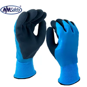 NMSAFETY — gants de travail imperméables, Double doublure, en Latex de sable, revêtus de paume, thermique en hiver