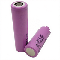 Batterie rechargeable QB 18650 3500 mAh 3,6 V 3,7 V 10 A certifiée KC/CE, durée de vie de 500 cycles, pour lampe torche, ordinateur portable, onduleur, véhicule électrique, vélo électrique