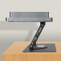 Support de Rehausseur d'Ordinateur Portable Ergonomique Rotatif à 360 Degrés de Haute Qualité Support de Bureau pour Ordinateur Portable Ordinateur Portable