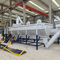 Ligne de broyage, lavage et séchage de bouteilles en PET 3 en 1, usine de recyclage de bouteilles en plastique