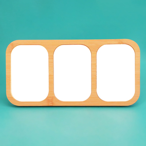 Subli-avanti artigianato di bambù sublimazione immagine in bianco per il regalo di natale di bambù cornice per la stampa a caldo - Product Image 1