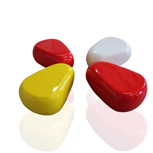 Sgabello Candy <span class=keywords><strong>in</strong></span> Fibra di Vetro, <span class=keywords><strong>Sedie</strong></span> a Forma di Ciottolo, Sgabello per Centro Commerciale, Sedia Cartoon per Bambini, <span class=keywords><strong>Sedie</strong></span> a Ciottolo per Parchi e Aree Esterni - Product Image 6