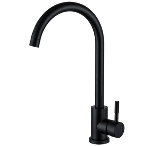 Fournir contemporain montage mat <span class=keywords><strong>noir</strong></span> robinet <span class=keywords><strong>de</strong></span> <span class=keywords><strong>cuisine</strong></span> en acier inoxydable 304 <span class=keywords><strong>cuisine</strong></span> évier robinet <span class=keywords><strong>mitigeur</strong></span> - Product Image 1