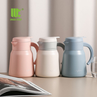 Unique Group 800ml Cafetière thermique en acier inoxydable Grande bouilloire isolée sous vide avec design de logo Machine à café prête à l'emploi