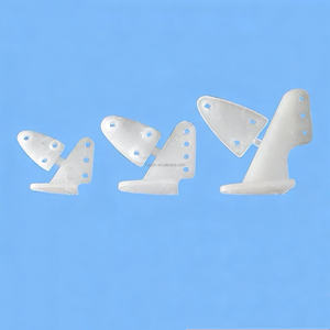 Modèles DIY pour aéronefs en bois de balsa et nylon gris clair, avec cornes à 3 et 4 trous - Product Image 4