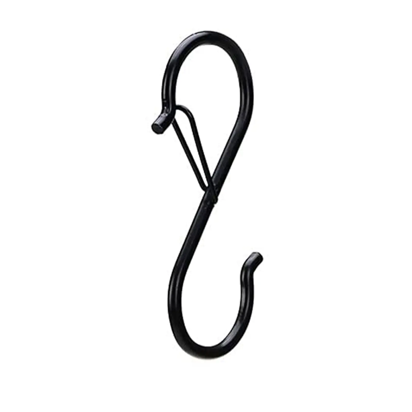 Hot selling multi-purpose S shaped design curtain hook windproof safety buckle small s hooks anti-rust coating metal hook