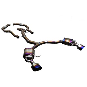 Système d'échappement Catback en titane haute performance à prix d'usine pour AUDI RS4 RS5 B9 - Product Image 1