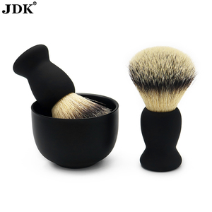 <strong>Men</strong>' <strong>s</strong> Gift Matt Black Beard Shaving Bowl Set for <strong>Men</strong> Shaving Supplies Brush and Soap Bowl <strong>Kit</strong> for Wet <strong>Shave</strong> - Product Image 2