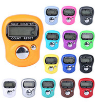 Élégant Tasbih Mini Bling Ring Stick Point Drill Finger Compteur électronique pour la prière islamique