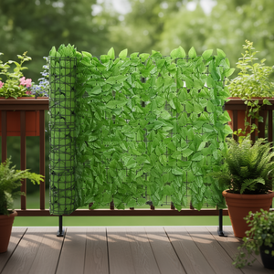 Écran de balcon en polyéthylène vert 118,1x39,4 pouces, filet de jardin pour l'intimité et la décoration - Product Image 2