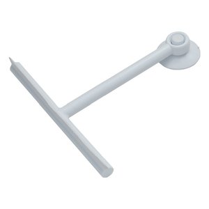 GUMMY White 264102 Shower <b>Enclosure</b> Squeegee with Suction Cup (23x22cm) - Product Image 1