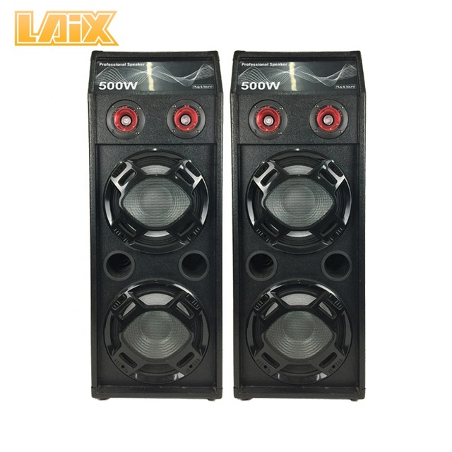 Laix DS-6 Speaker 12 Inches Bass Custom with 120W+120W Amplifier Broad DJ Control Home Theatre Stereo Audio Stage Speakers
