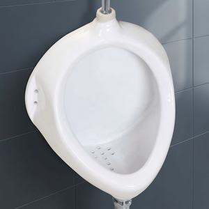 Urinario de Cerámica de Diseño Moderno Elvira, Artículos Sanitarios para Baño, Inodoro, Productos para Urinario, 310 x 305 x 575 mm, Inodoro Público - Product Image 5