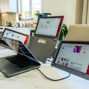 <strong>2026</strong> Portable <strong>Monitor</strong> 14 Inch SRGB 100% 1 Cable for 3 Displays Folding Screen Type-C Gaming <strong>Monitors</strong> Desktop <strong>Monitor</strong> for Laptop - Product Image 2