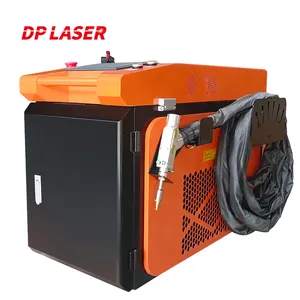 Mesin las Laser genggam logam yang mudah dioperasikan 1000W 1500W 2000W 3000W dengan kepala QiLin DWT21