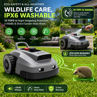 Mesin Pemotong Rumput Robot Mini Pintar Terbaru, Otomatis, Tahan Air, dengan Remote, Baterai, untuk Taman, Dijual