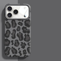 Étui antichoc en silicone souple motif léopard au design de luxe pour Iphone 16 15 17 Pro Max 17 Pro couverture de téléphone portable