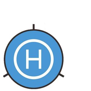 Tapis d'atterrissage portable pliable OKYN-G8010 pour drones, imperméable et anti-poussière - Product Image 4