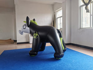 Beile-mascarilla inflable personalizada, hienas, color negro, a la venta - Product Image 4