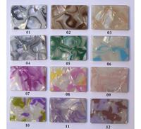 Matériau de bijouterie en PVC imitation écaille de tortue, feuille de perles en PVC, épaisseur 2,5 mm, matériau de bijouterie