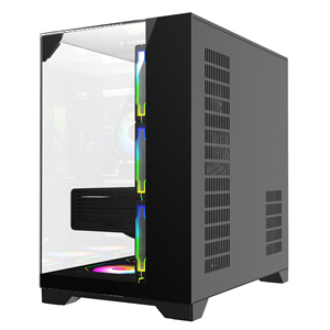 Thiết kế mới sang trọng chơi game trường hợp máy tính 3 sidestempered Glass Full View PC chơi Game trường hợp hỗ trợ 360mm tản nhiệt ATX Gamer PC trường hợp - Product Image 4