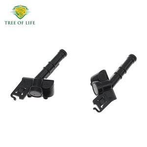 Tree Of Life Headlight Washer Nozzle Caps 30698422 30698423 For Volvo S40 C70 C30 V50 <b>Clip</b> On Plastic Front <b>Bumper</b> - Product Image 2