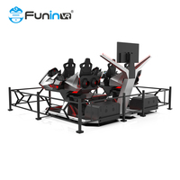 Cinéma VR 9D à deux places, fauteuil œuf, simulateurs de réalité virtuelle 9D 12D de l'usine FuninVR