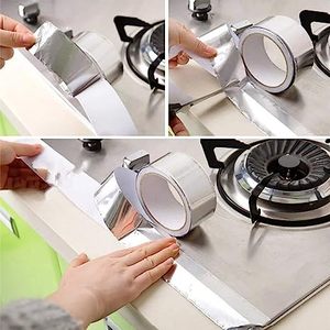 Bailida nhôm lá mỏng Băng 10M đa mục đích bạc kim loại băng, chất kết dính mạnh mẽ, 1 lớn CuộN nhà máy giá - Product Image 4