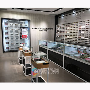 <strong>Luxury</strong> Roofglass Mdf Supplied Eyewear Shop <strong>Prostitution</strong> House Kiosk Eyewear showcase Shop Mdf Store OEM - Product Image 4