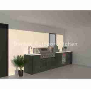 2026 Dorene pequeña cocina al aire libre personalizada 304 conjunto modular de acero inoxidable ensamblado listo - Product Image 5
